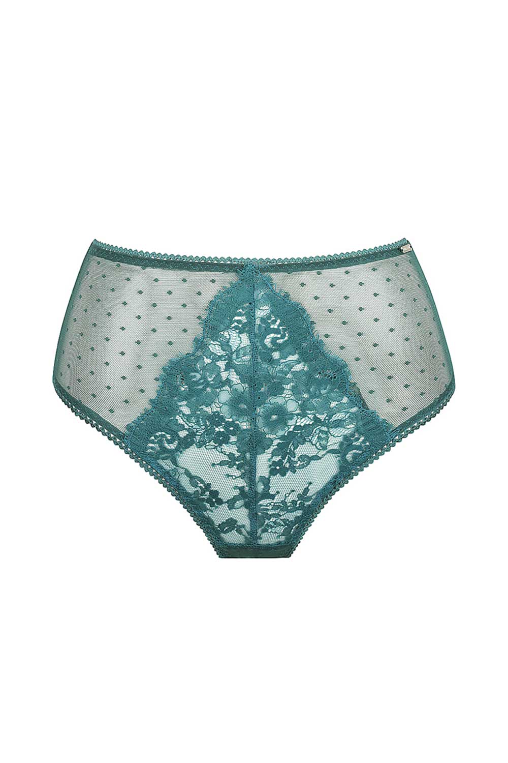 산드라 하이 웨이스트 틸 그린 SS