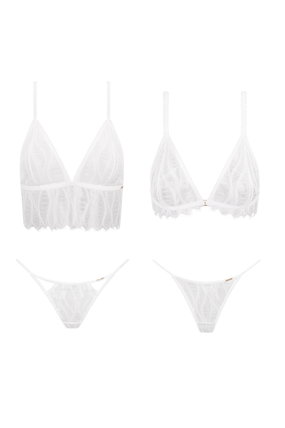 니아 브라렛 4-PC