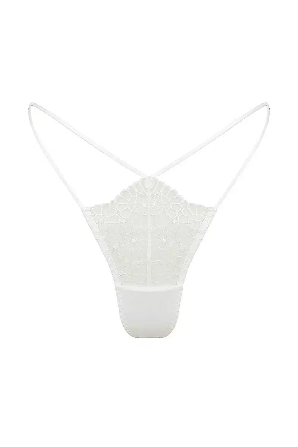 Fleur Strap Brief Cream