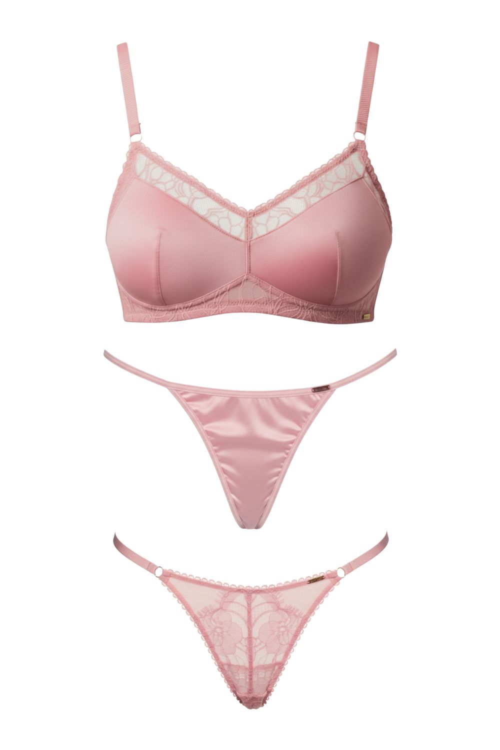 Liv Soft Bra Rose 3-PC