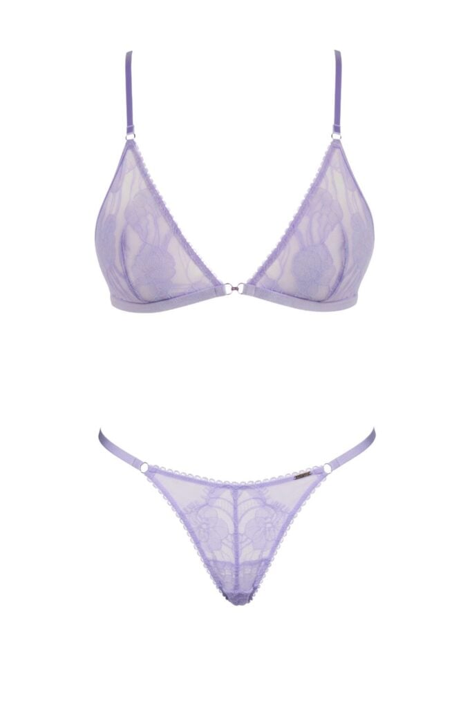Liv Bralette Set Lavender