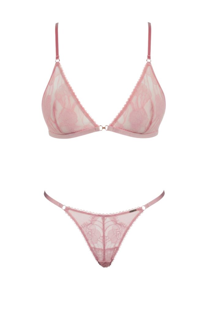 Liv Bralette Set Rose