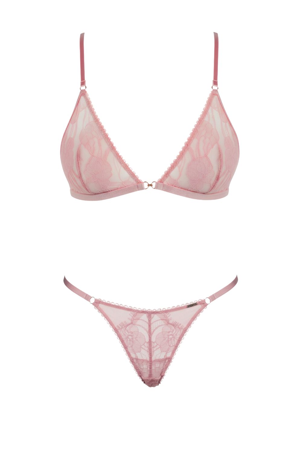 Liv Bralette Set Rose