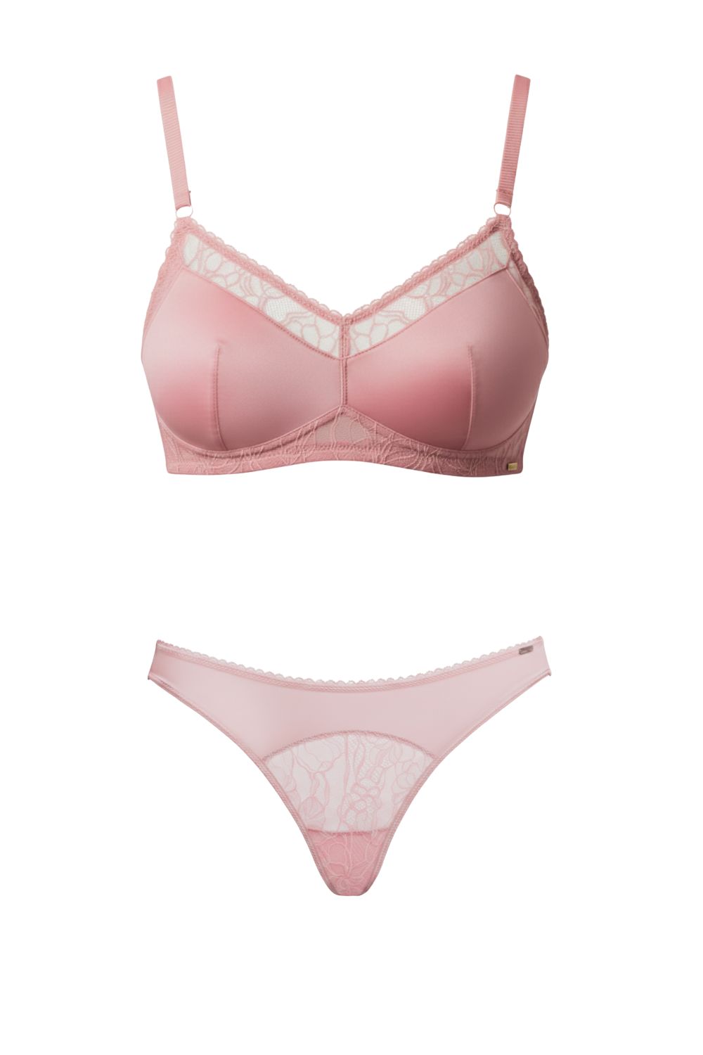 Liv Soft Bra Set Rose