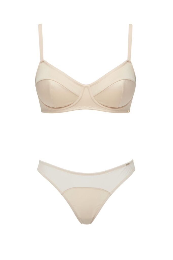 Demi Soft Bra Set Sand